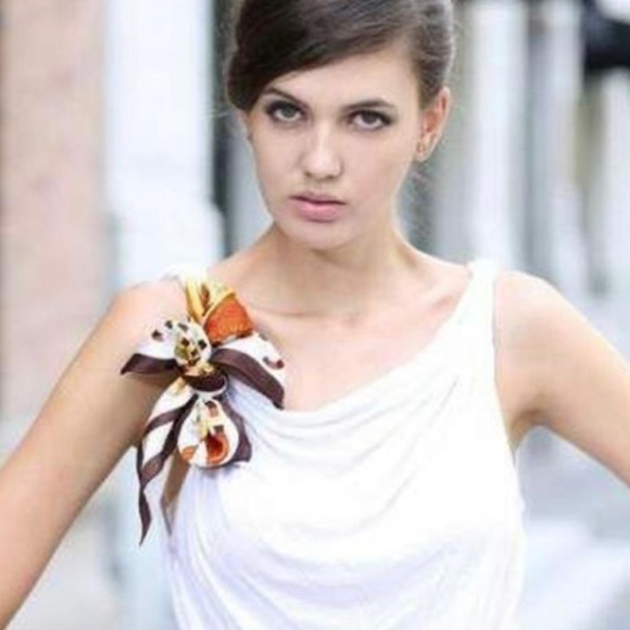 Purse Hair Ribbon Skinny Scarf Set 3/$20 - Picture 4 of 10